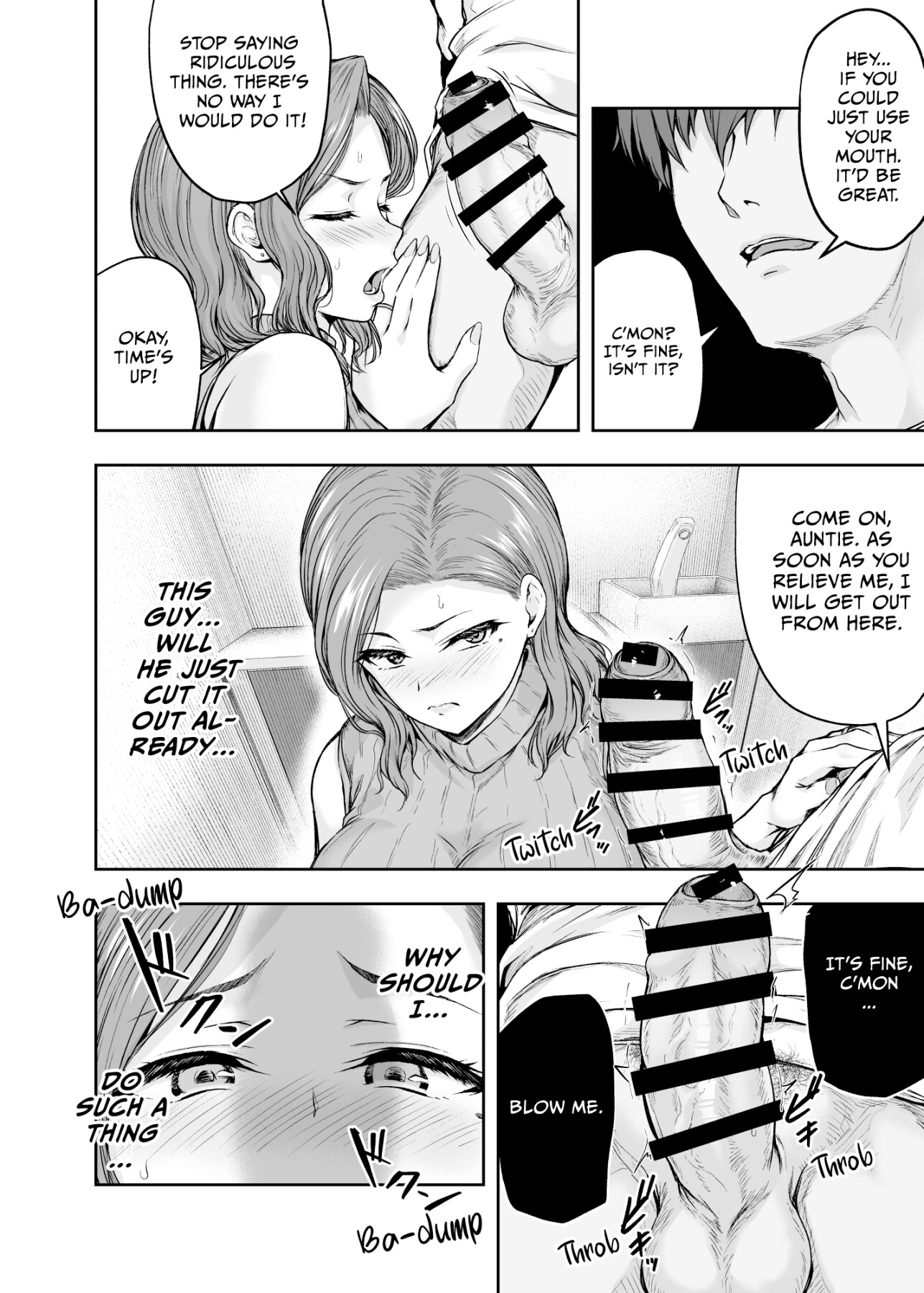 Hentai Manga Comic-Mom's obsessed with her Daughter's Boyfriend 1-Read-45
